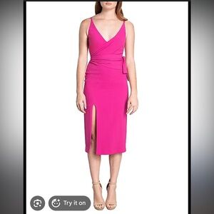 Dress the Population Bright Pink Kiara Dress XS